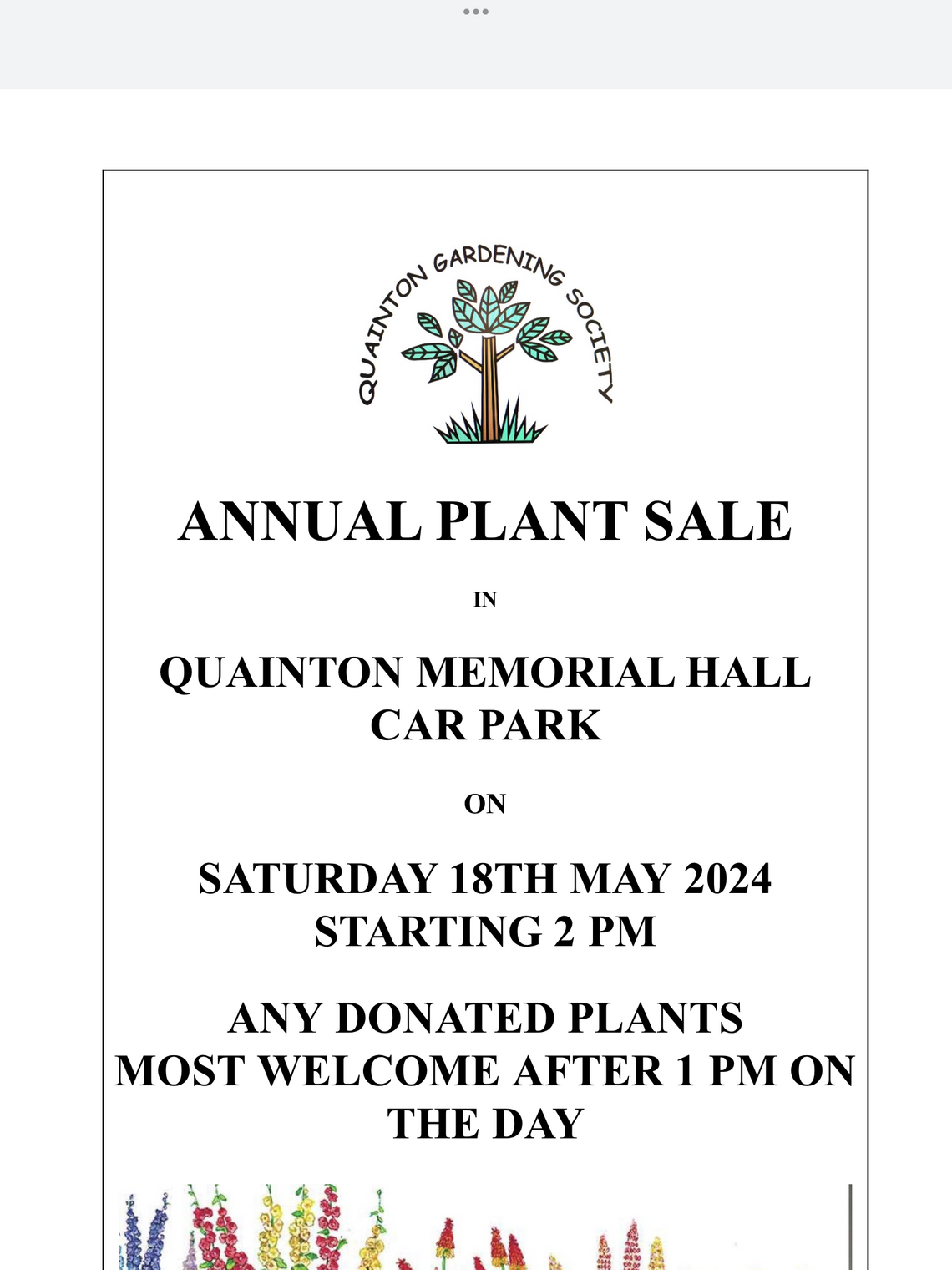 QGS Plant Sale 2024