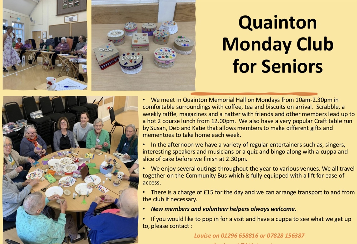 Monday Club for Seniors