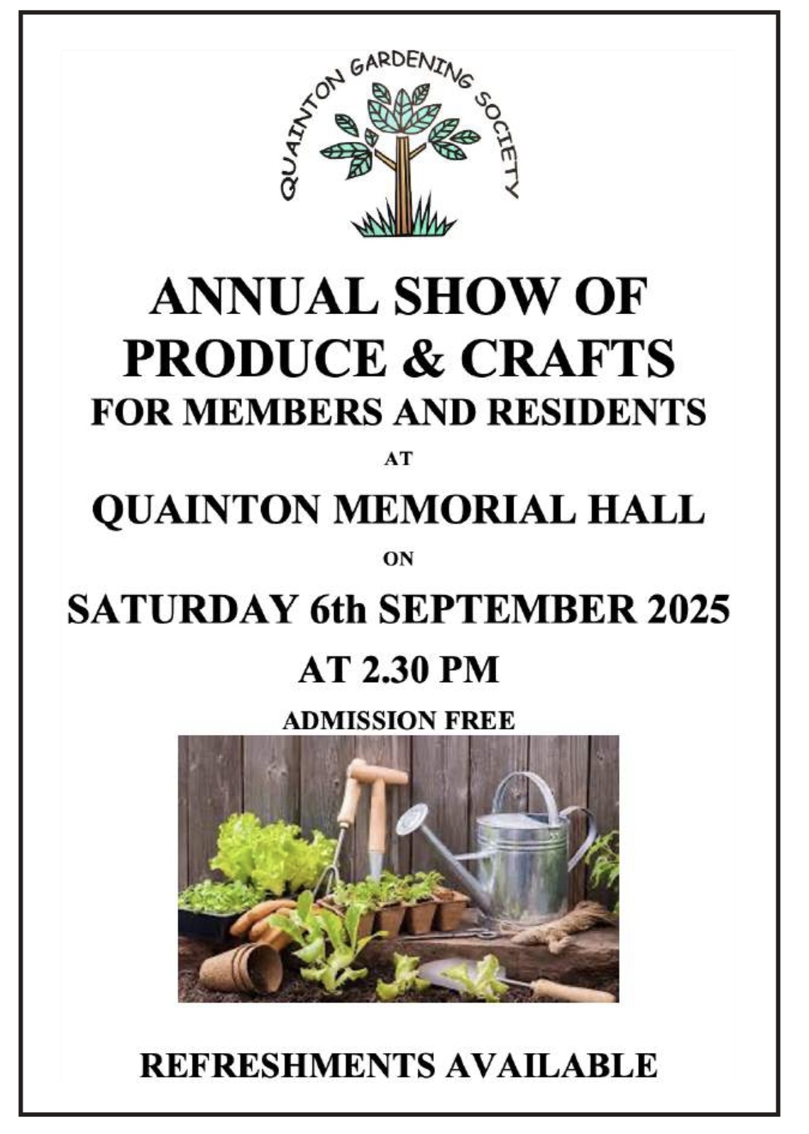 2025 QGS Annual Produce Sale