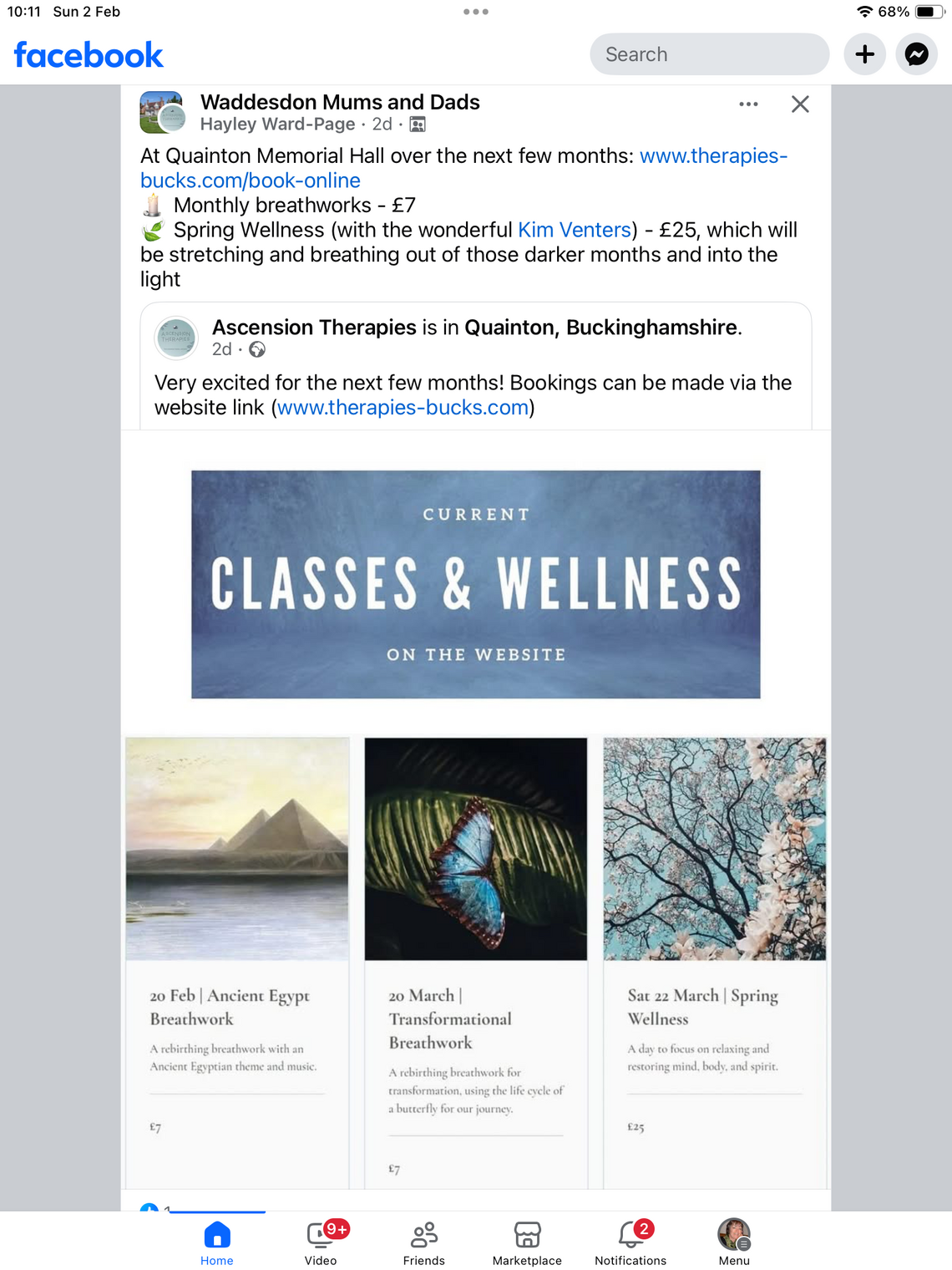 Ascension Therapies Wellness Sessions